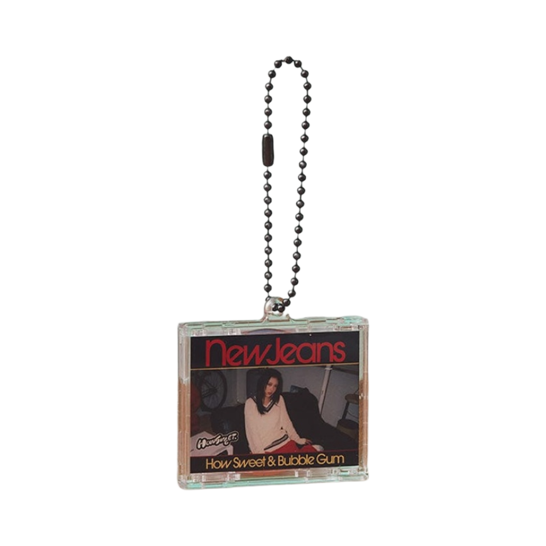 - NewJeans How Sweet Mini CD Case Keyring Haerin