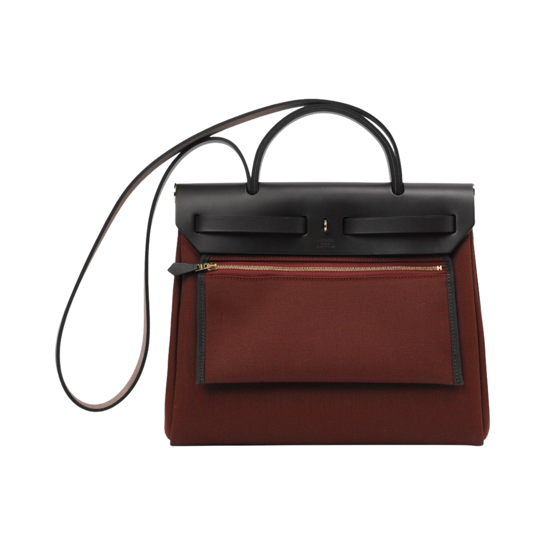 에르메스 에르백 집 31 백 르투르네 & 골드 하드웨어 루즈 아쉬 에벤(Hermes Herbag Zip 31 Bag Retourne & Gold Rouge H Ebene) - 4