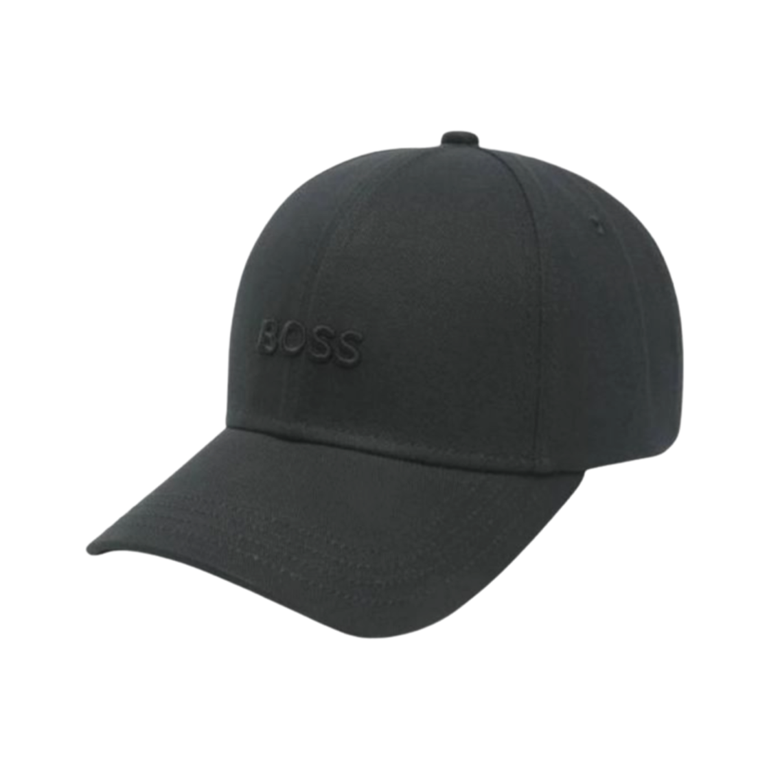 휴고 보스 자수 로고 코튼 트윌 식스 패널 캡 블랙(Hugo Boss Cotton Twill Six Panel Cap with Embroidered Logo Black)