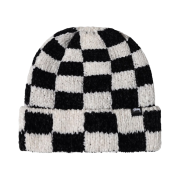 Stussy Crochet Checkered Beanie Black