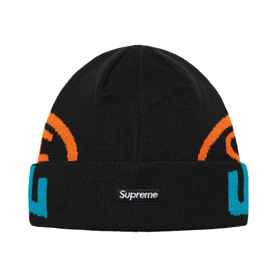 슈프림 뉴에라 투톤 로고 비니 블랙 - 21FW(Supreme New Era 2-Tone Logo Beanie Black - 21FW) - 2