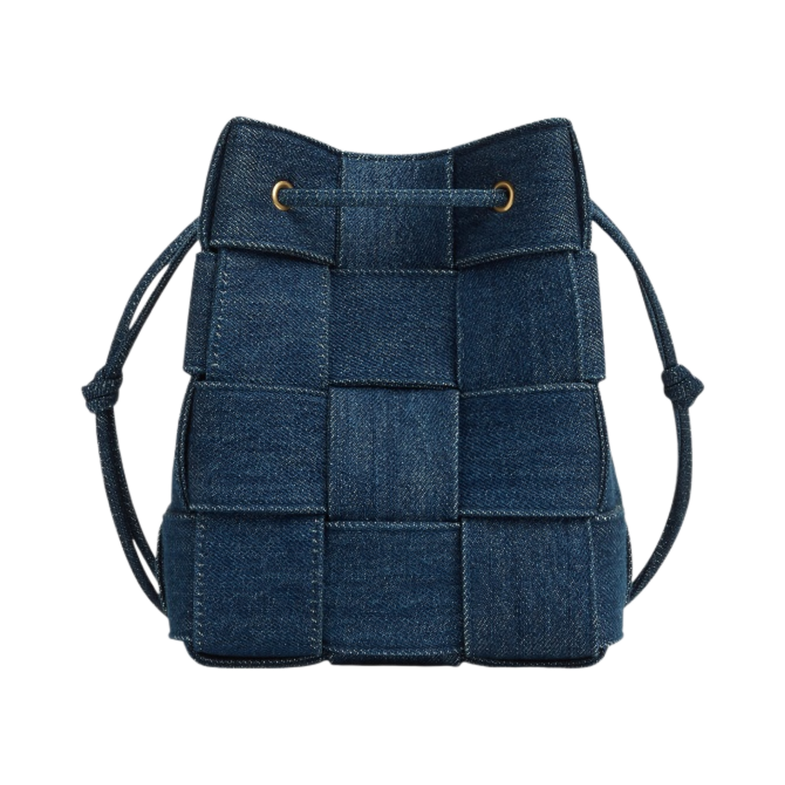 보테가 베네타 스몰 카세트백 크로스바디 버킷 인디고(Bottega Veneta Small Cassette Crossbody Bucket Indigo) - 1