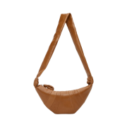 Lemaire Small Croissant Bag Soft Nappa Leather Safari Brown - Ssense Exclusive