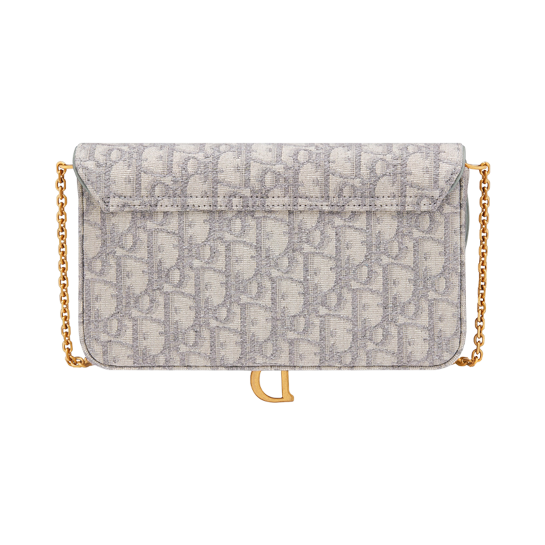 디올 새들 파우치 체인 그레이(Dior Saddle Pouch With Chain Gray) - 3