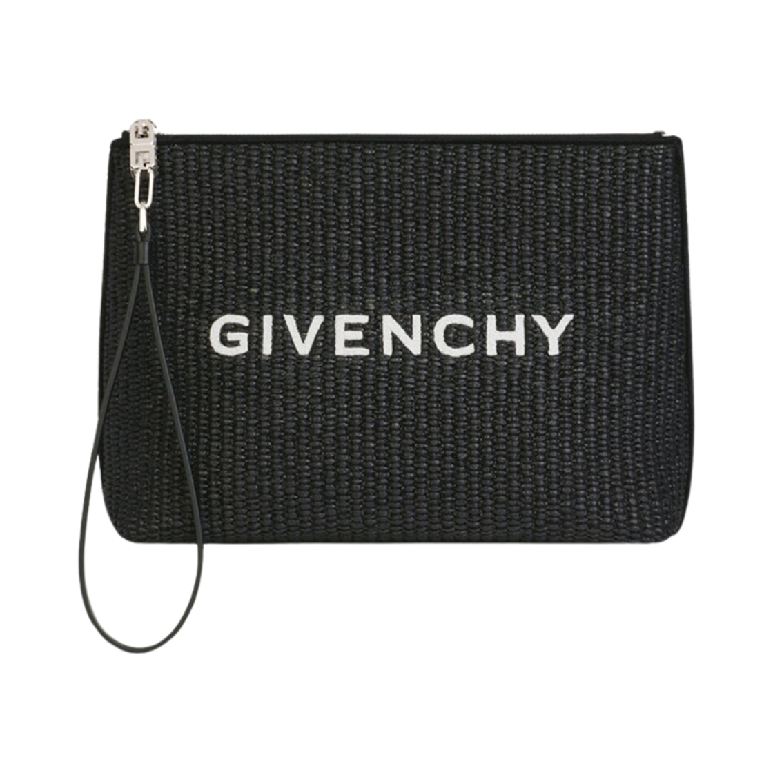BB60KSB1TX-001 Givenchy Clutch Bag in Raffia Black