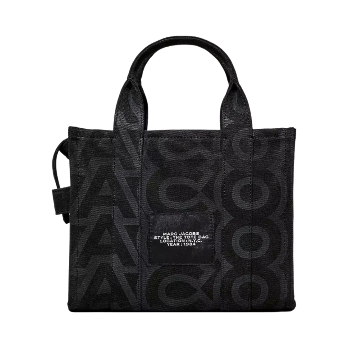 마크 제이콥스 더 아웃라인 모노그램 스몰 토트백 블랙(Marc Jacobs The Outline Monogram Small Tote Bag Black) - 2