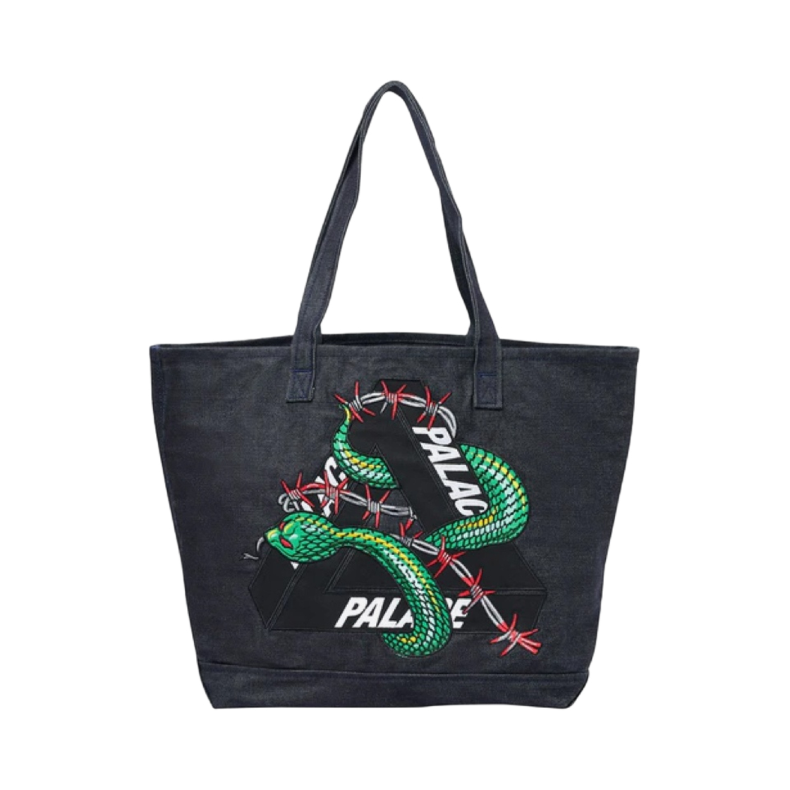 팔라스 헤쉬 데님 토트백 린스 - 20SS(Palace Hesh Denim Tote Bag Rinse - 20SS)