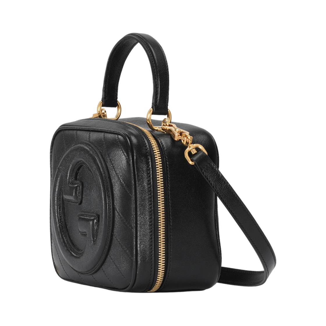 구찌 블론디 탑 핸들 백 블랙 레더(Gucci Blondie Top Handle Bag Black Leather) - 2