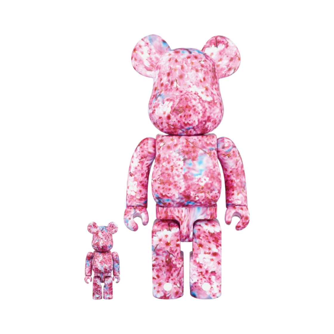 베어브릭 M / 미카 니나가와 사쿠라 100% & 400% 세트 핑크(Bearbrick M / Mika Ninagawa Sakura 100% & 400% Set Pink) - 1