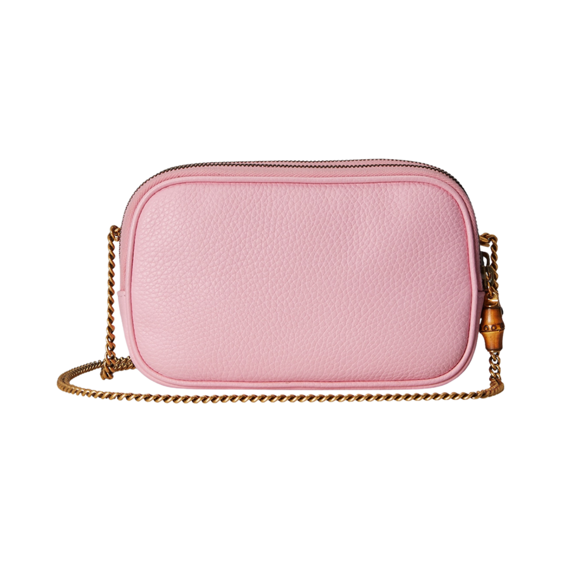 구찌 더블 G 슈퍼 미니백 뱀부 핑크 레더(Gucci Double G Super Mini Bag with Bamboo Pink Leather) - 3