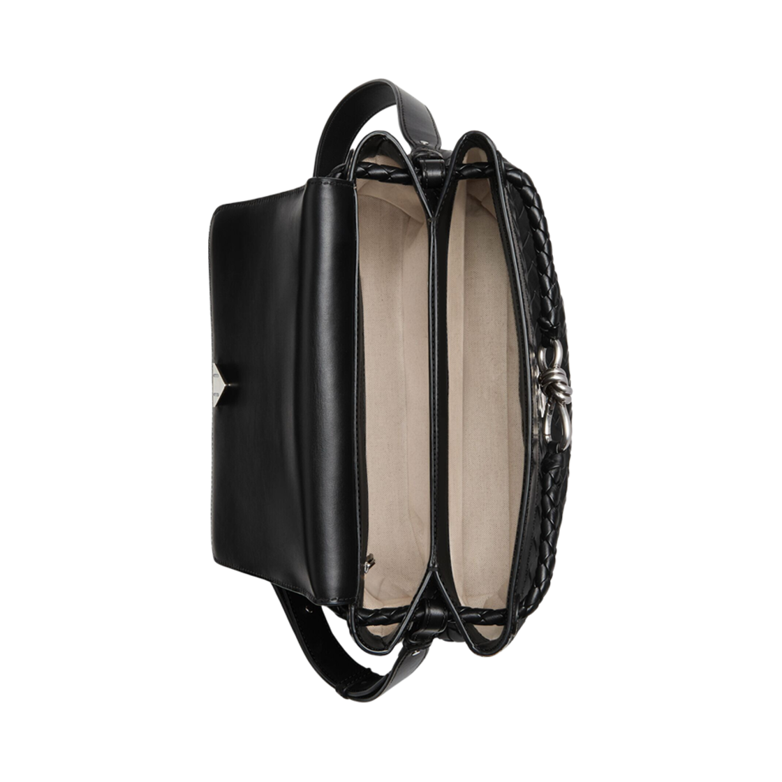 보테가 베네타 안디아모 메신저백 블랙(Bottega Veneta Andiamo Messenger Bag Black) - 2