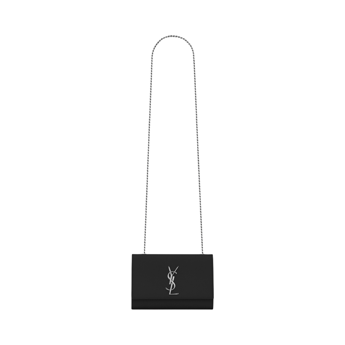 생로랑 그랑 드 뿌드르 레더 케이트 스몰 체인백 블랙(Saint Laurent Kate Small Chain Bag In Grain de Poudre Leather Black)