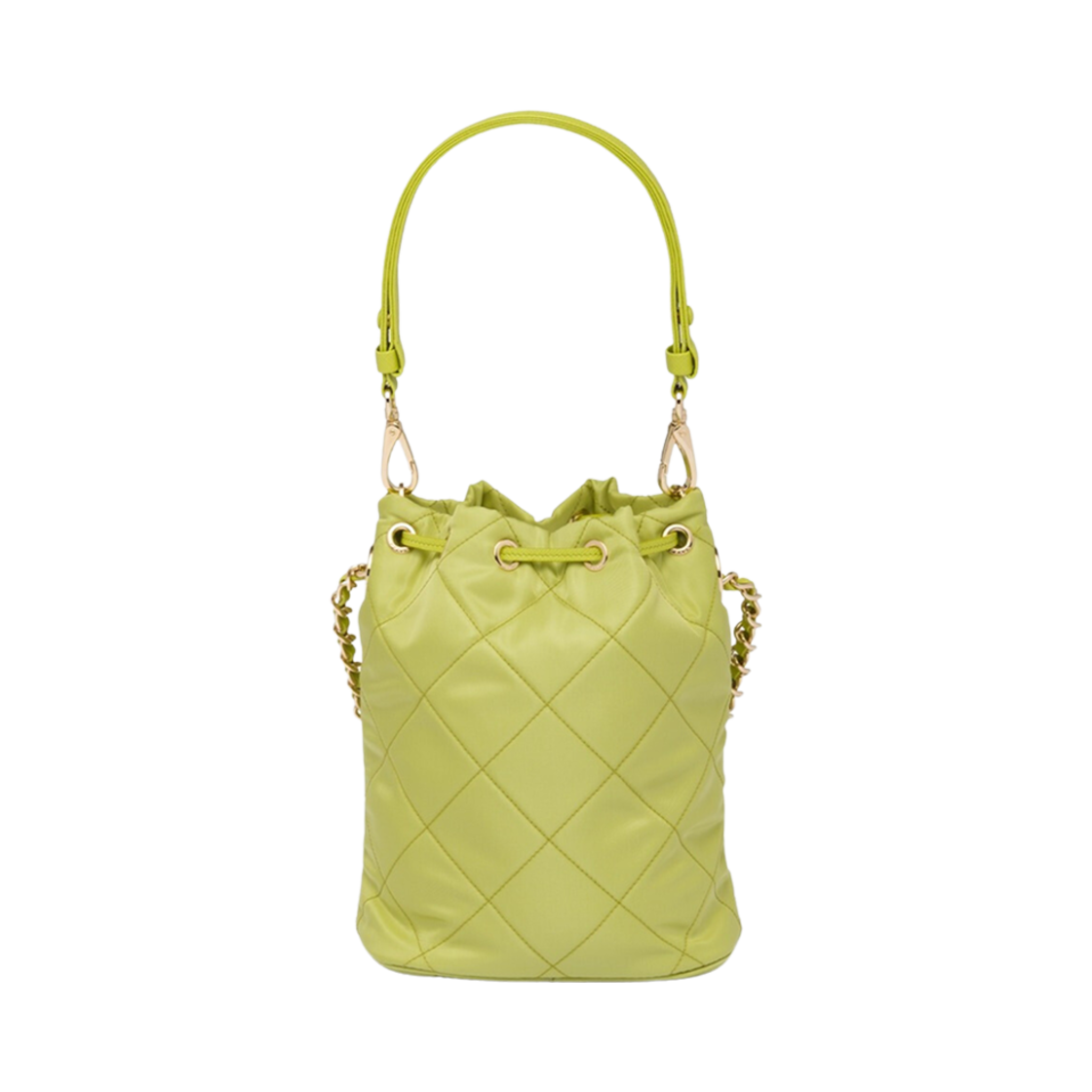 프라다 리에디션 1995 셰네 리나일론 숄더백 라임 그린(Prada Re-Edition 1995 Chaine Re-Nylon Shoulder Bag Lime Green) - 2