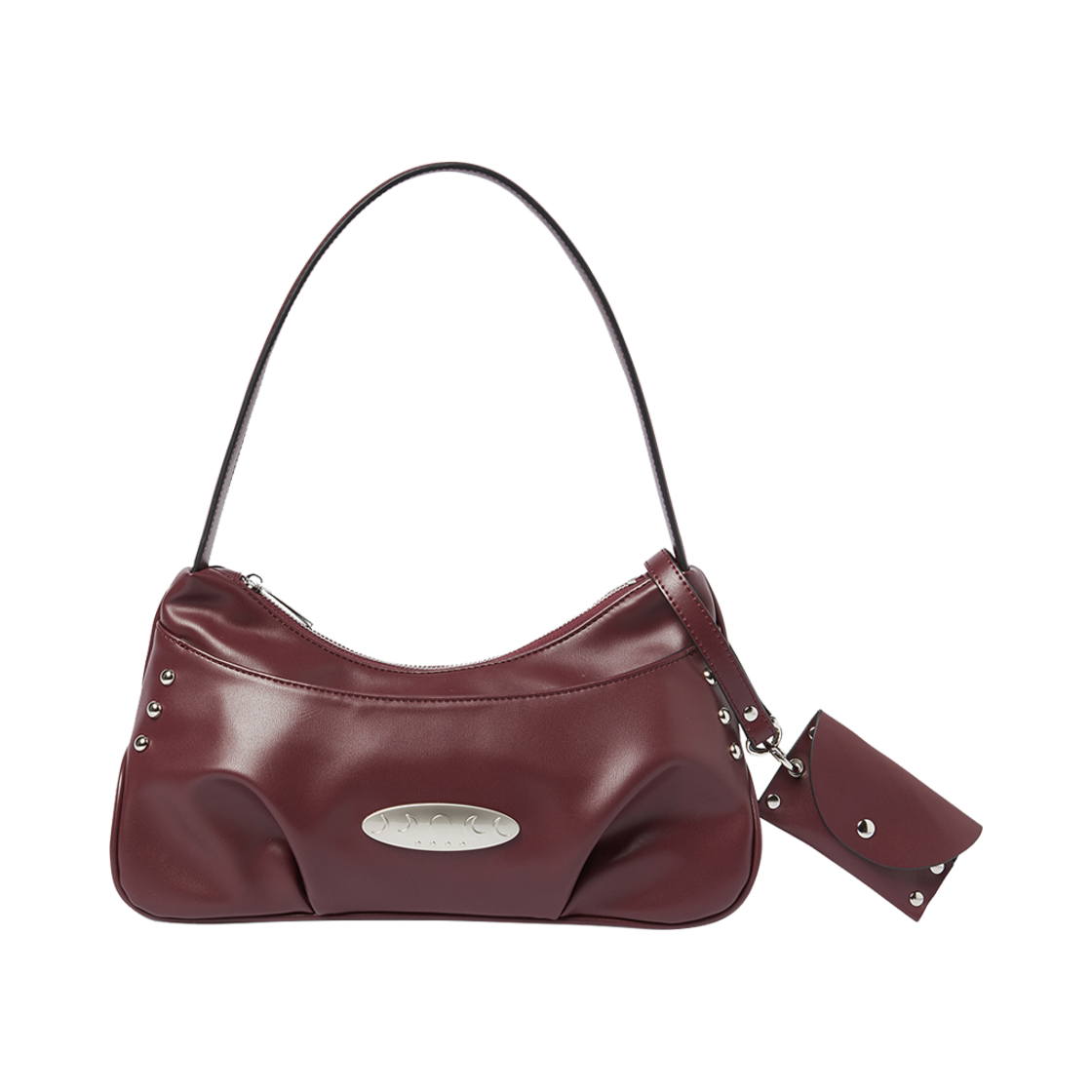 엔와이엑스엑스 피.오.엠 호보 백 버건디