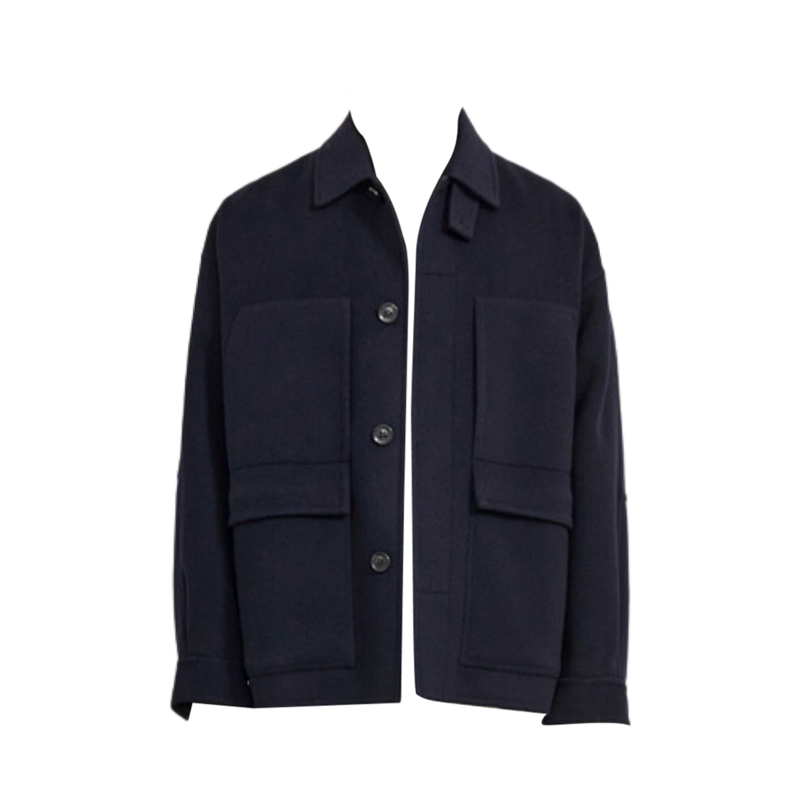 TH2E9WOT324M-DN Time Homme Cashmere Blend MultiPocket Jacket Dark Navy