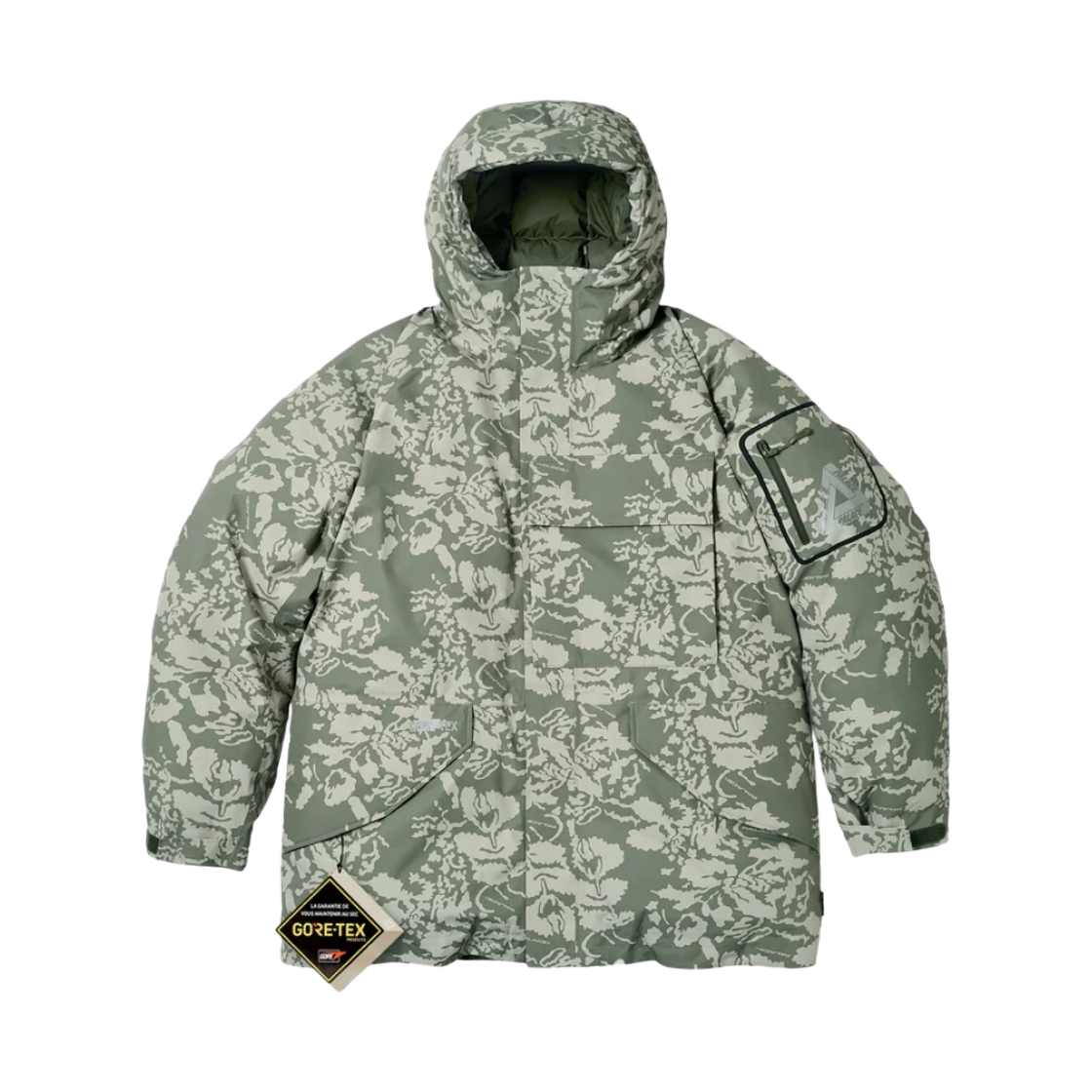 - Palace Gore-Tex Cargo Down Parka Leaf DPM - 23FW