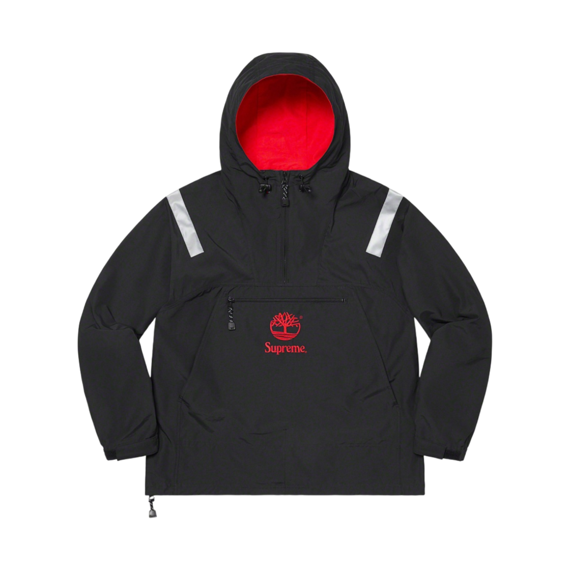 슈프림 x 팀버랜드 리플렉티브 테이핑 아노락 블랙 - 21SS(Supreme x Timberland Reflective Taping Anorak Black - 21SS) - 1