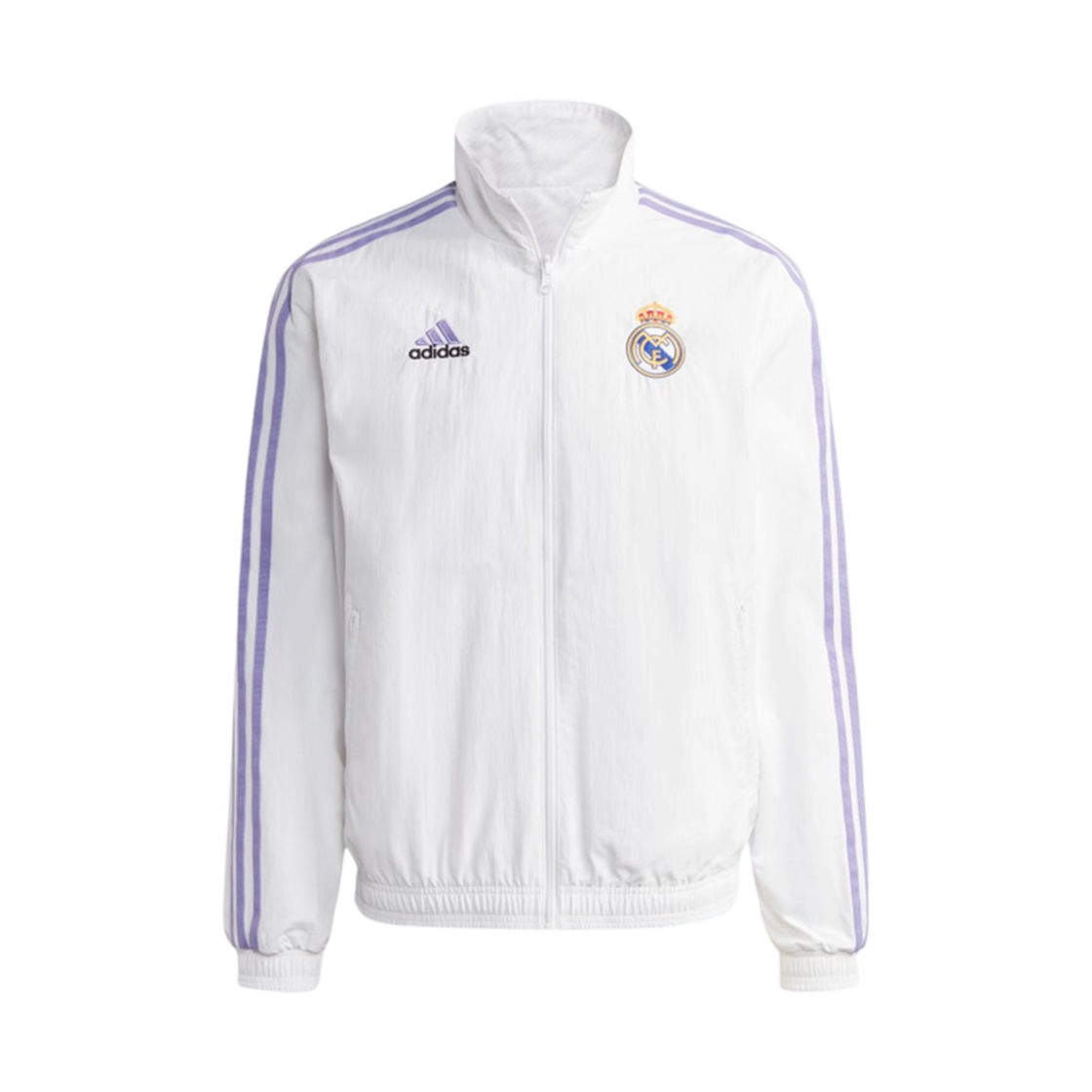 아디다스 레알 마드리드 앤섬 자켓 화이트 - US 사이즈(Adidas Real Madrid Anthem Jacket White - US Sizing)