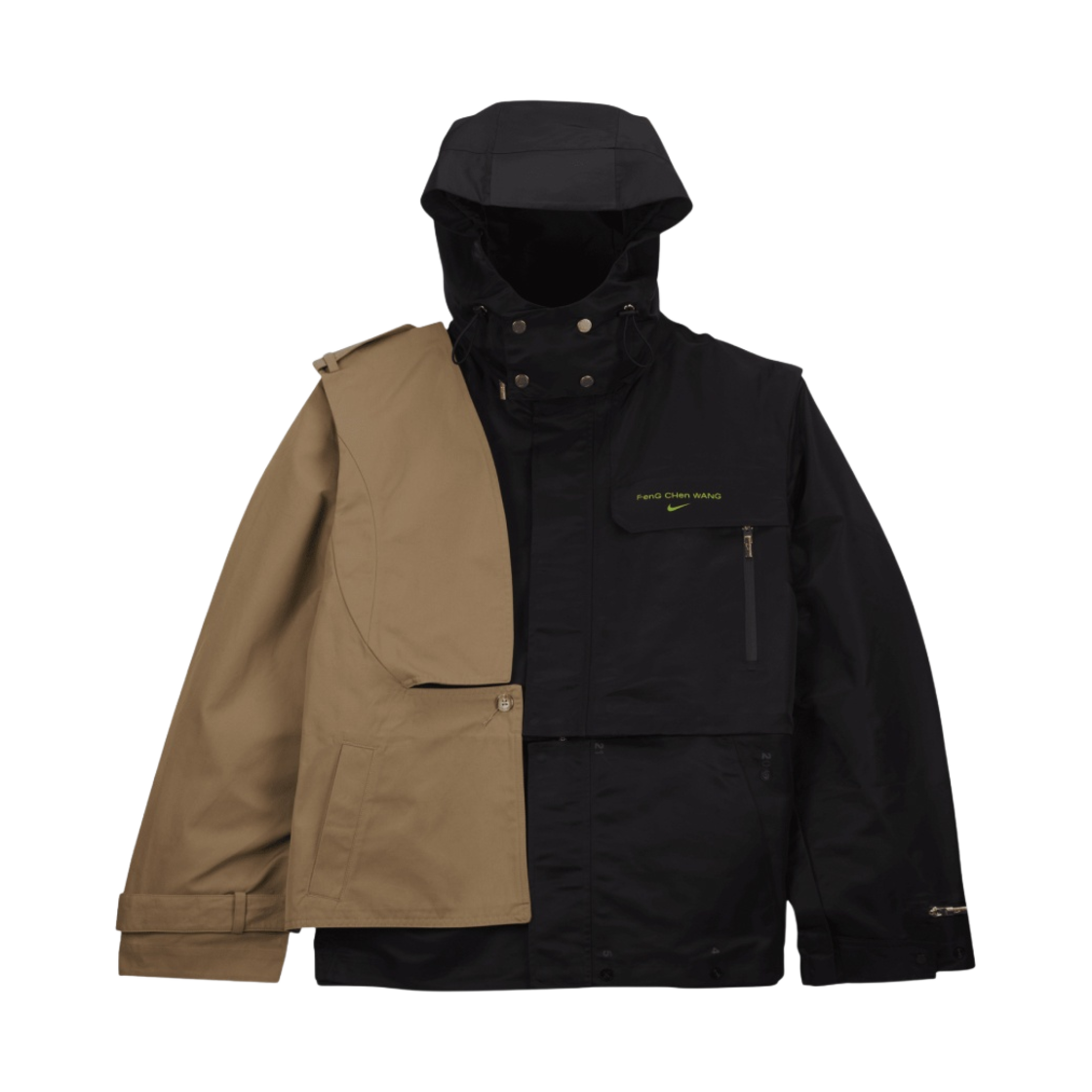 나이키 x 펑첸왕 프로 변형 자켓 블랙 (DV3999-068)(Nike x Feng Chen Wang Pro Transform Jacket Black (DV3999-068))