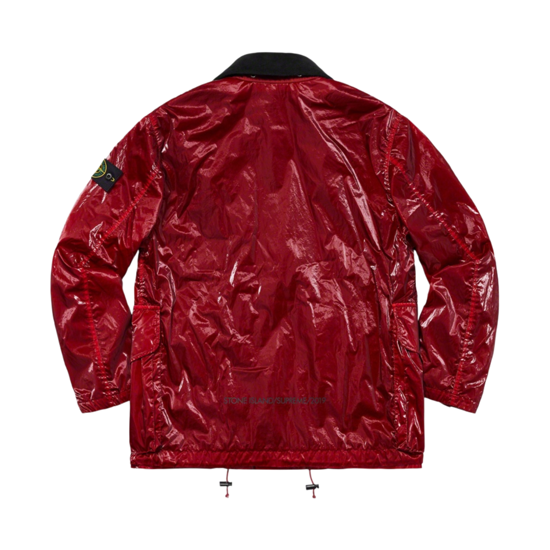 슈프림 x 스톤 아일랜드 뉴 실크 라이트 자켓 레드 - 19SS(Supreme x Stone Island New Silk Light Jacket Red - 19SS) - 4