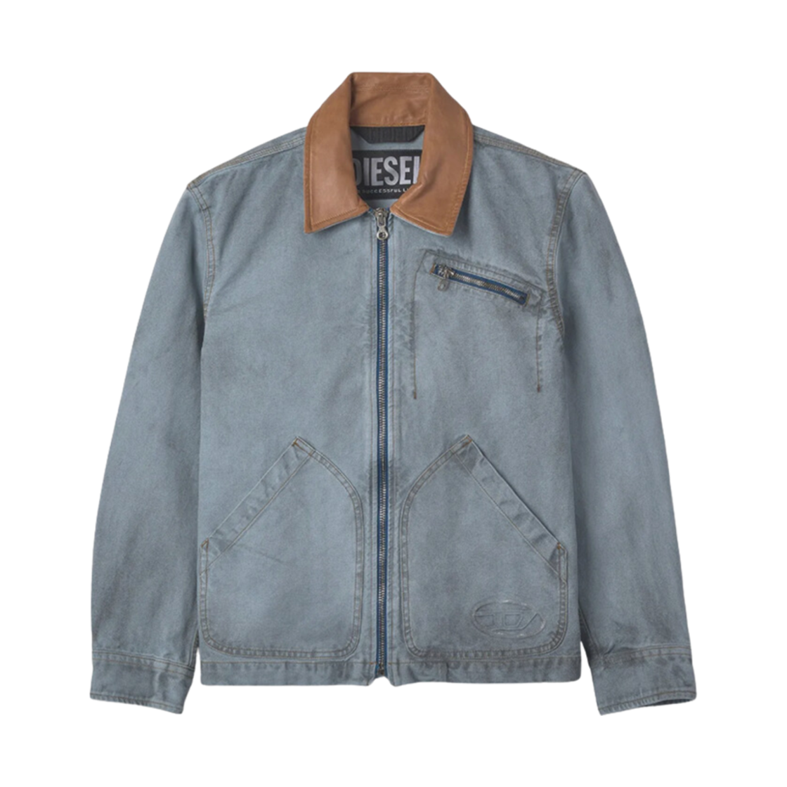 디젤 J-차트 데님 자켓 라이트 블루(Diesel J-Chart Denim Jacket Light Blue) - 1