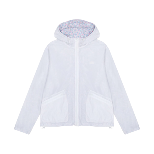 saf00446 Safarispot 1/2 Blossom Guard Wind Breaker - White