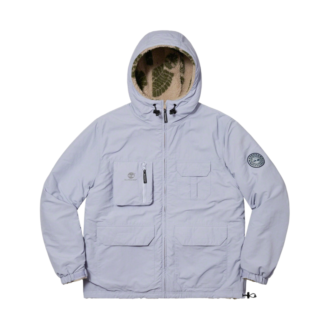 슈프림 x 팀버랜드 리버시블 립스탑 자켓 더스티 블루 - 21FW(Supreme x Timberland Reversible Ripstop Jacket Dusty Blue - 21FW)