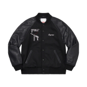 Supreme x Aeon Flux Varsity Jacket Black - 22SS