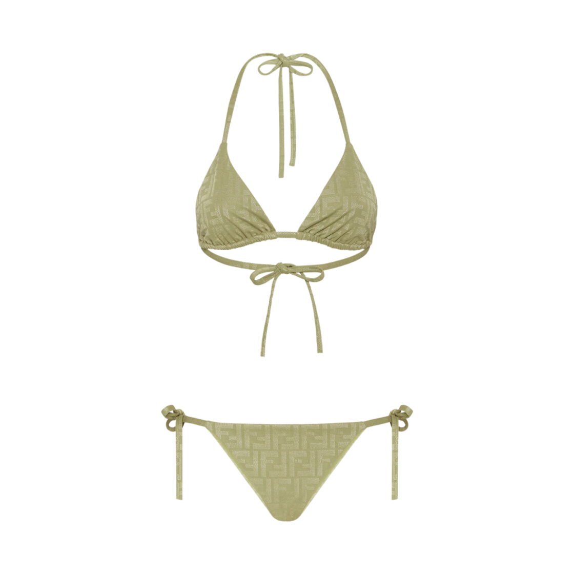 (W) 펜디 라이크라 비키니 그린((W) Fendi Lycra Bikini Green) - 1