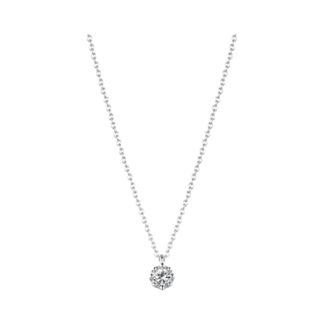 골든 듀 에스쁘와2 8P 네클리스 화이트 골드(Golden Dew Espeoir2 8P Necklace White Gold)