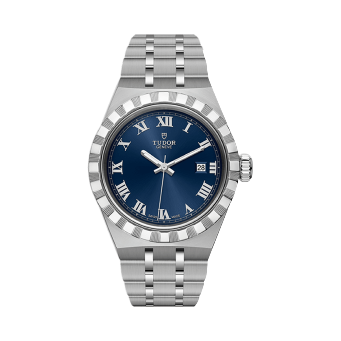 튜더 로얄 28mm 스틸 브레이슬릿 블루(Tudor Royal 28mm Steel Bracelet Blue)