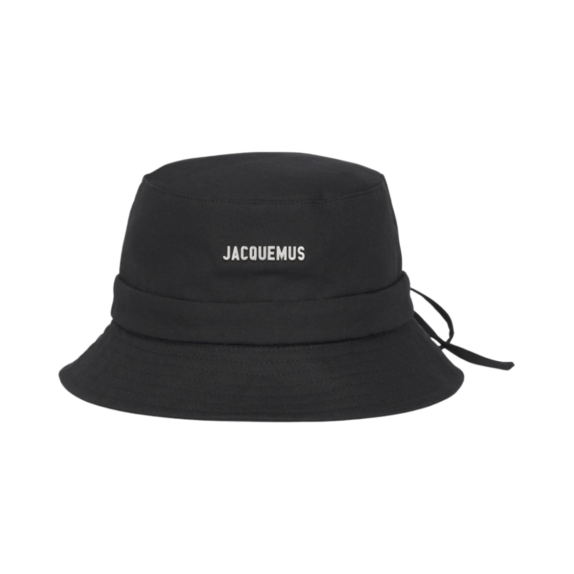 213AC001-5001-990/223AC001-5001-990 Jacquemus Le Bob Gadjo Bow Bucket Hat Black