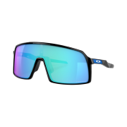 Oakley Sutro Polished Black Frame Prizm Sapphire Lenses High Bridge Fit