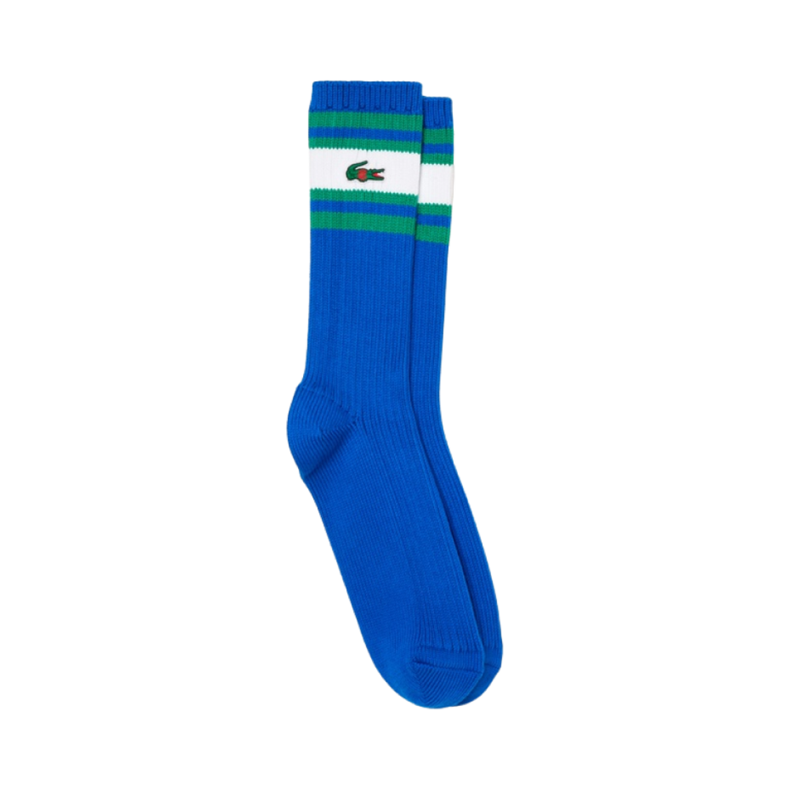 라코스테 x 클랏 라인드 삭스 블루(Lacoste x Clot Lined Socks Blue)
