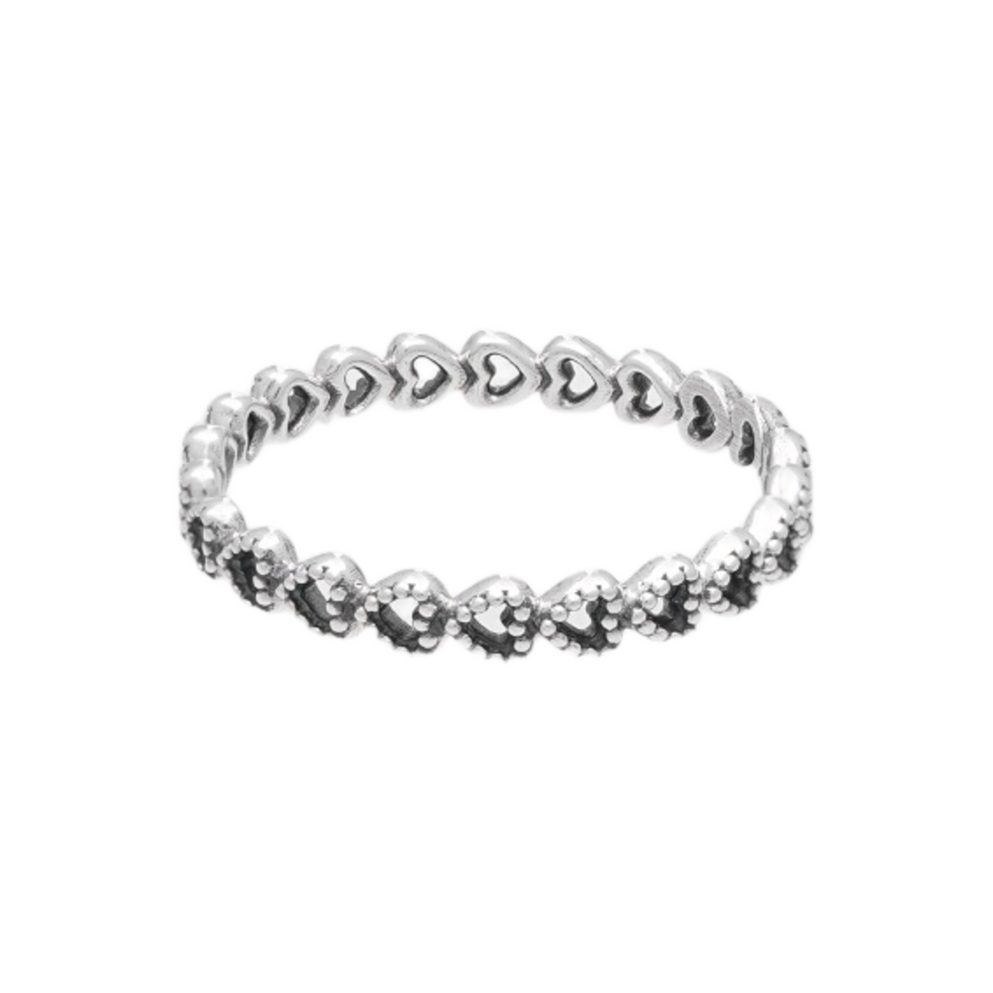 190980 (W) Pandora Openwork Heart Ring Sterling Silver