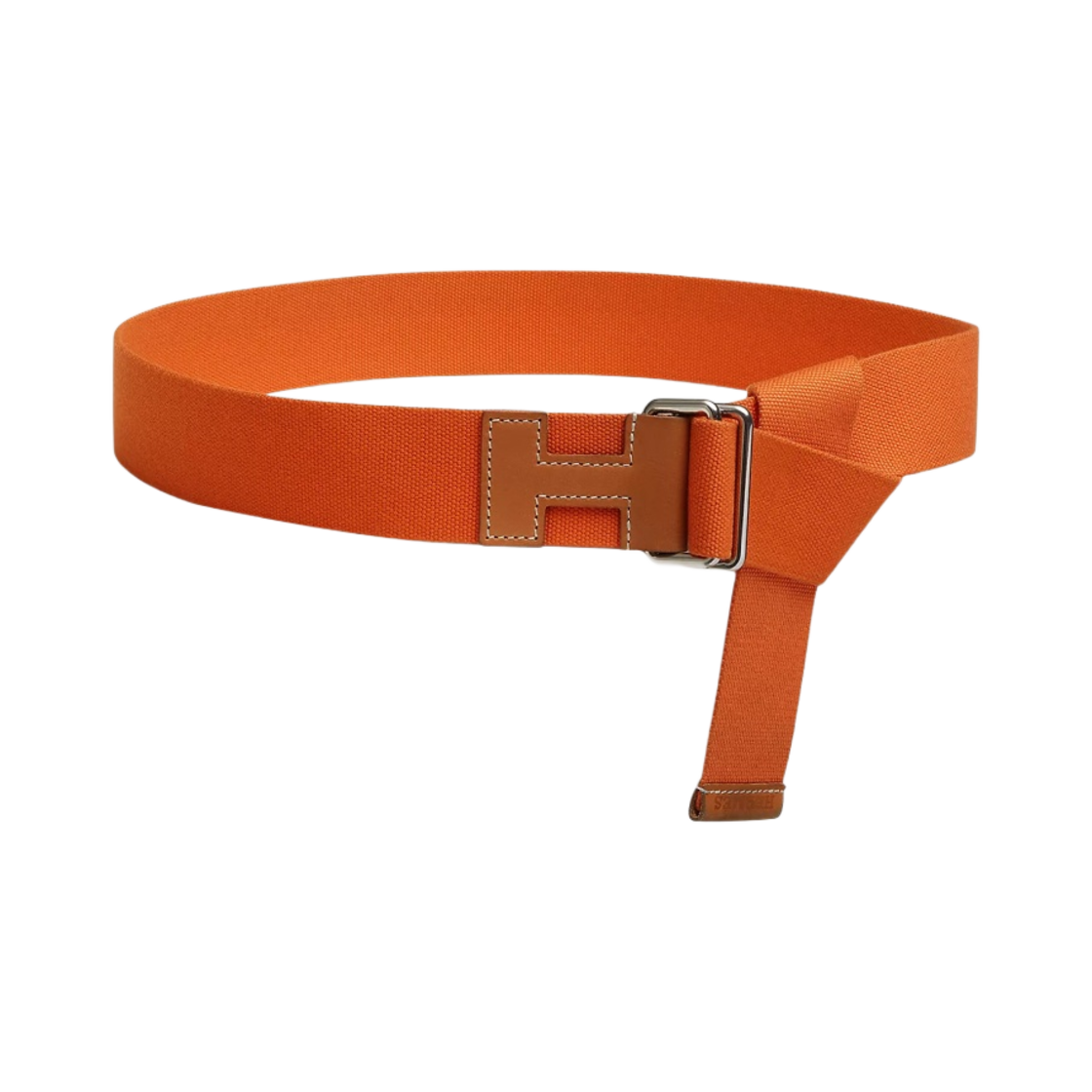 에르메스 레더 노메이드 40mm 벨트 나뛰렐 사블르 오랑쥬(Hermes Leather Nomade 40mm Belt Naturel Sable Orange) - 1