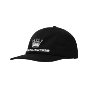 Stussy 93 Slick Crown Low Pro Cap Black