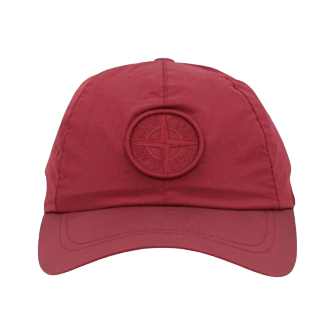 스톤 아일랜드 99576 나일론 메탈 6-패널 캡 레드 - 24SS(Stone Island 99576 Nylon Metal 6-Panel Cap Red - 24SS)