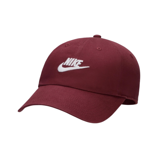 Nike Club Unstructured Futura Washed Cap Night Maroon
