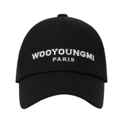 Wooyoungmi Embroidered Ball Cap Black - 23SS