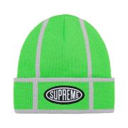 Supreme Grid Beanie Lime - 21FW