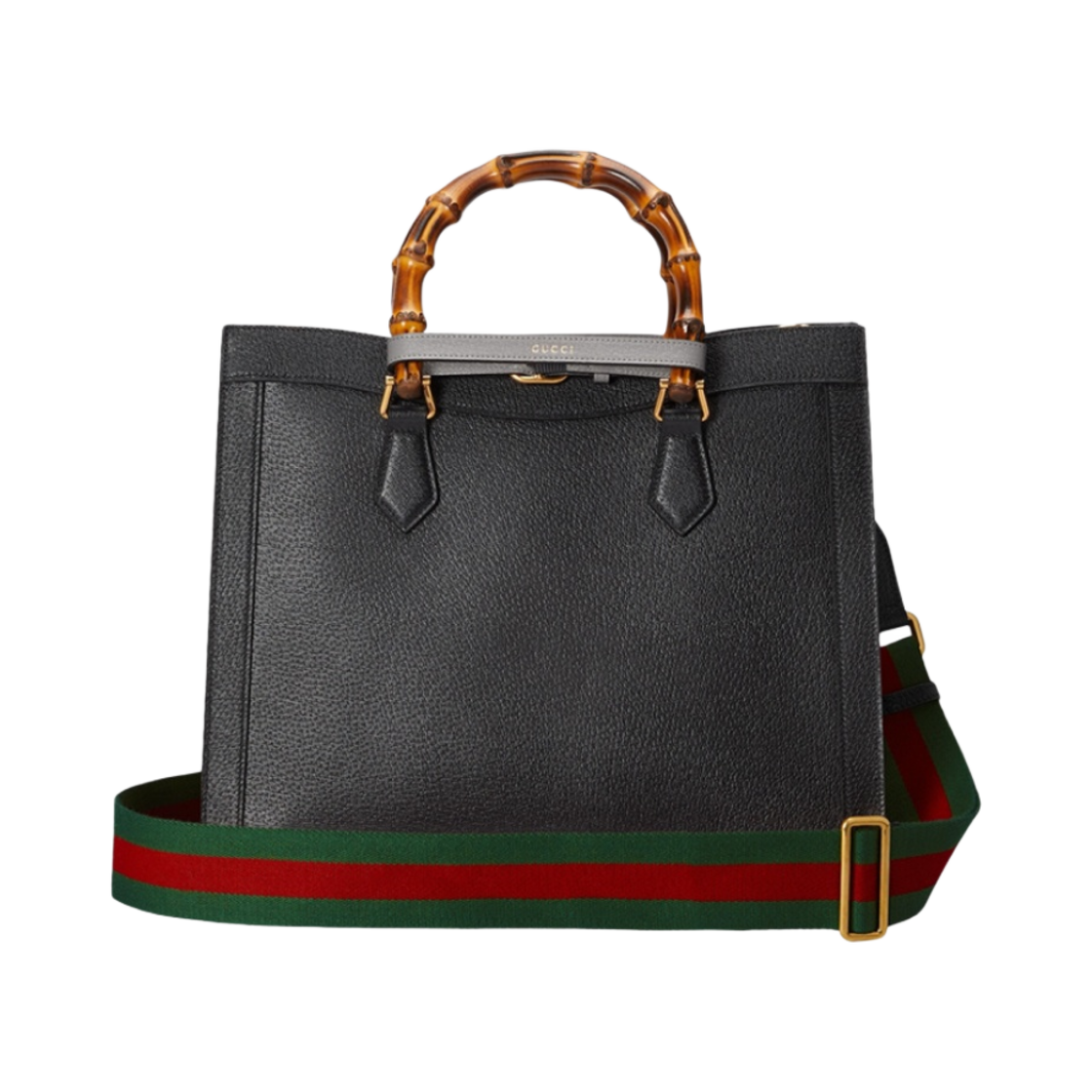 구찌 다이애나 미디움 토트백 블랙 레더(Gucci Diana Medium Tote Bag Black Leather) - 3