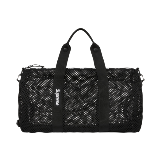 Supreme Mesh Duffle Bag Black - 23SS