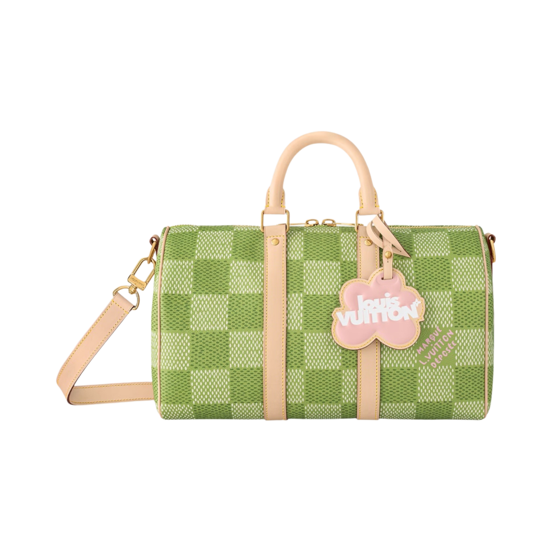 루이비통 키폴 반둘리에 35 다미에 백 그린(Louis Vuitton Keepall Bandouliere 35 Damier Bag Green) - 1
