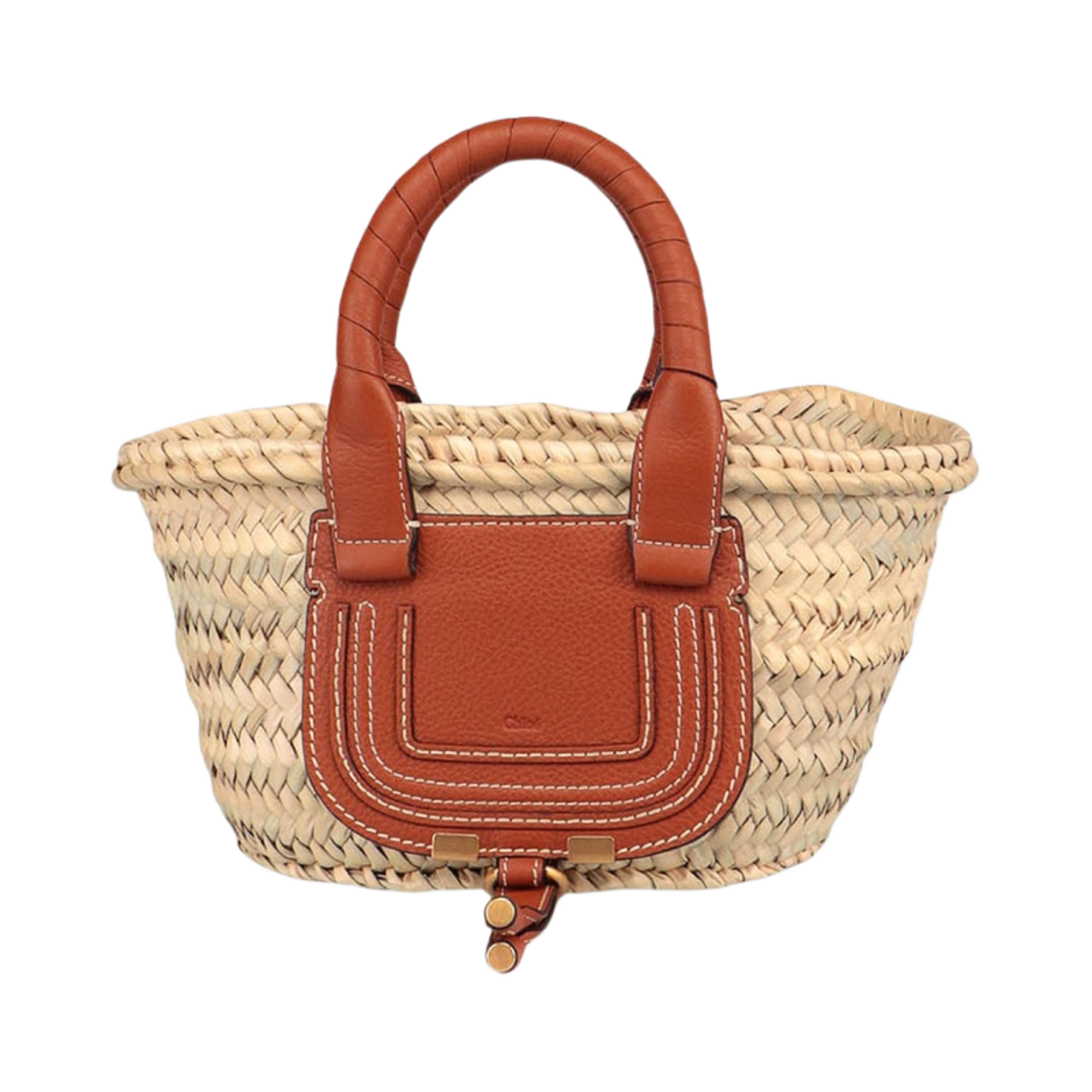 끌로에 마르씨 미니 베스킷 탄(Chloe Marcie Mini Basket Tan) - 1