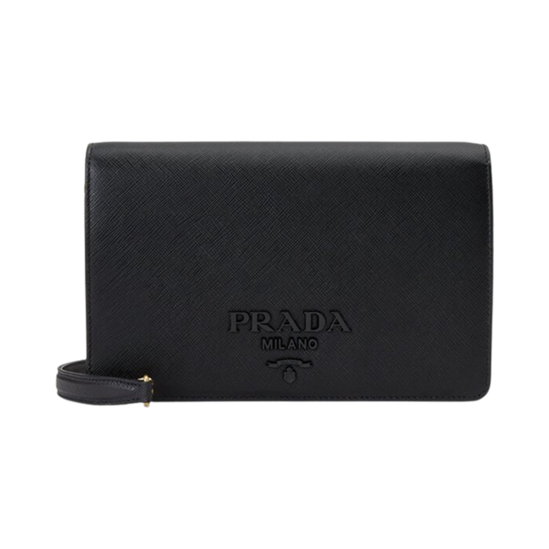 1BP018-NZV-F0XD9 Prada Saffiano Leather Mini Bag Black