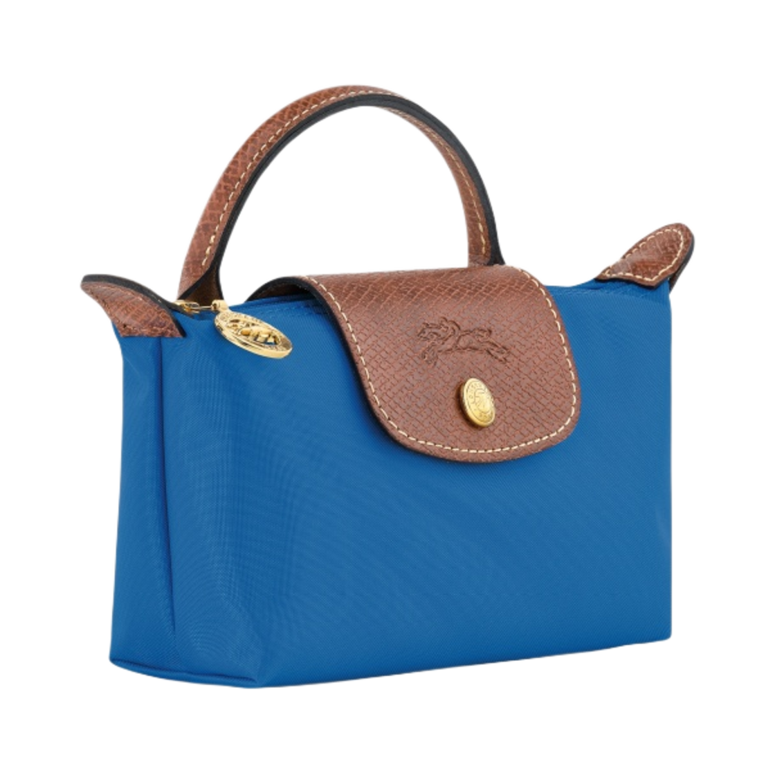 34175089P78 Longchamp Le Pliage Original Handle Pouch Cobalt - #2