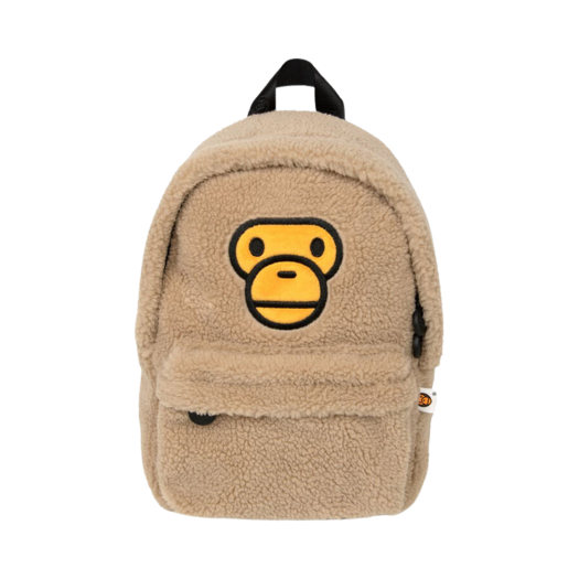 0MXBGW4233XXN BAPE Baby Milo Mini Fur Backpack Beige