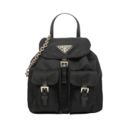 Prada Re-Nylon Mini Backpack Black
