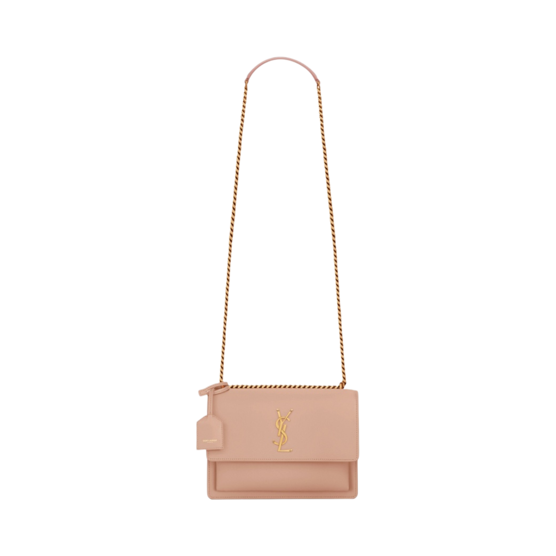 생로랑 선셋 미디움 스무스 레더 로지 샌드(Saint Laurent Sunset Medium in Smooth Leather Rosy Sand) - 1